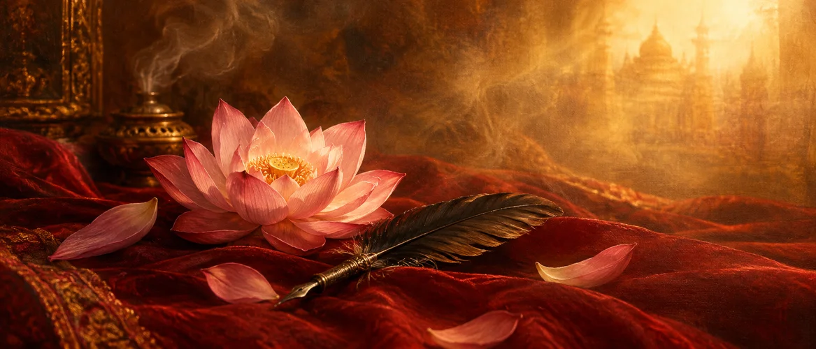 The Quill and the Lotus banner