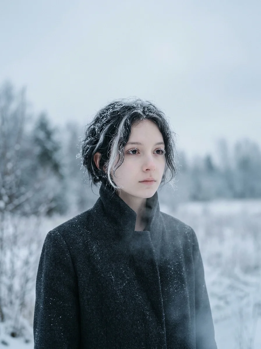 A quiet portrait in winter light