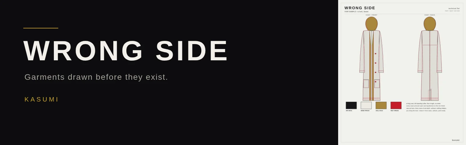 WRONG SIDE banner