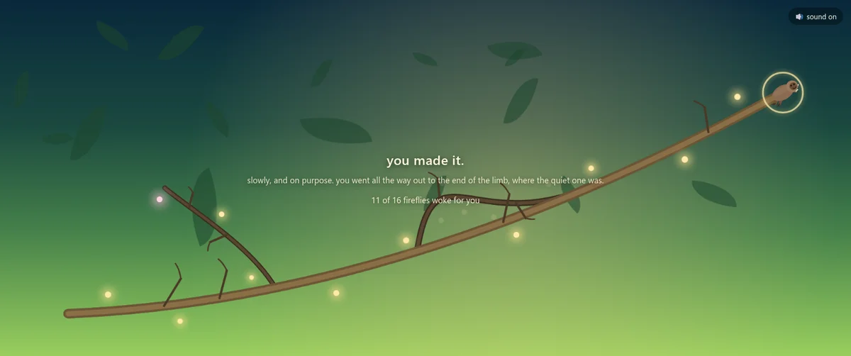 A tiny game, made for someone you name