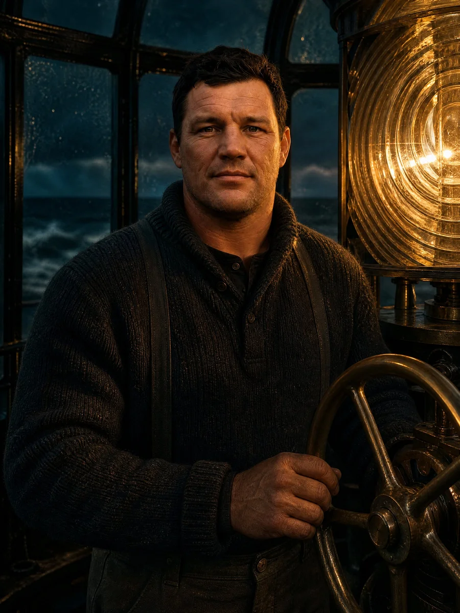 A portrait, looked at closely