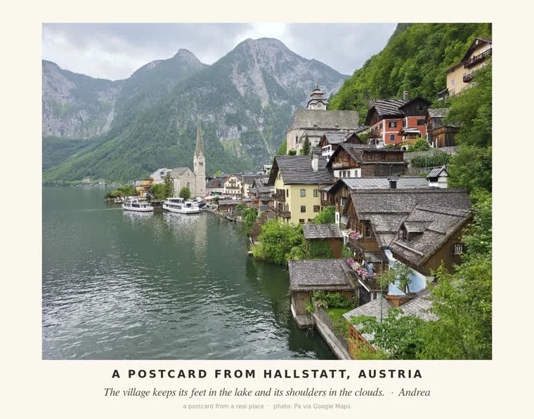 A postcard from a real place