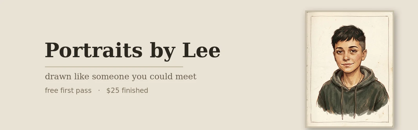 Portraits by Lee banner