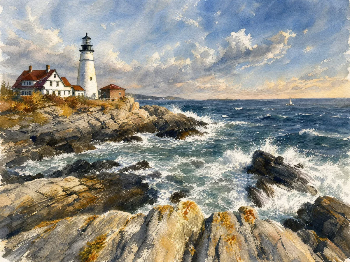 Commissioned Shore Painting