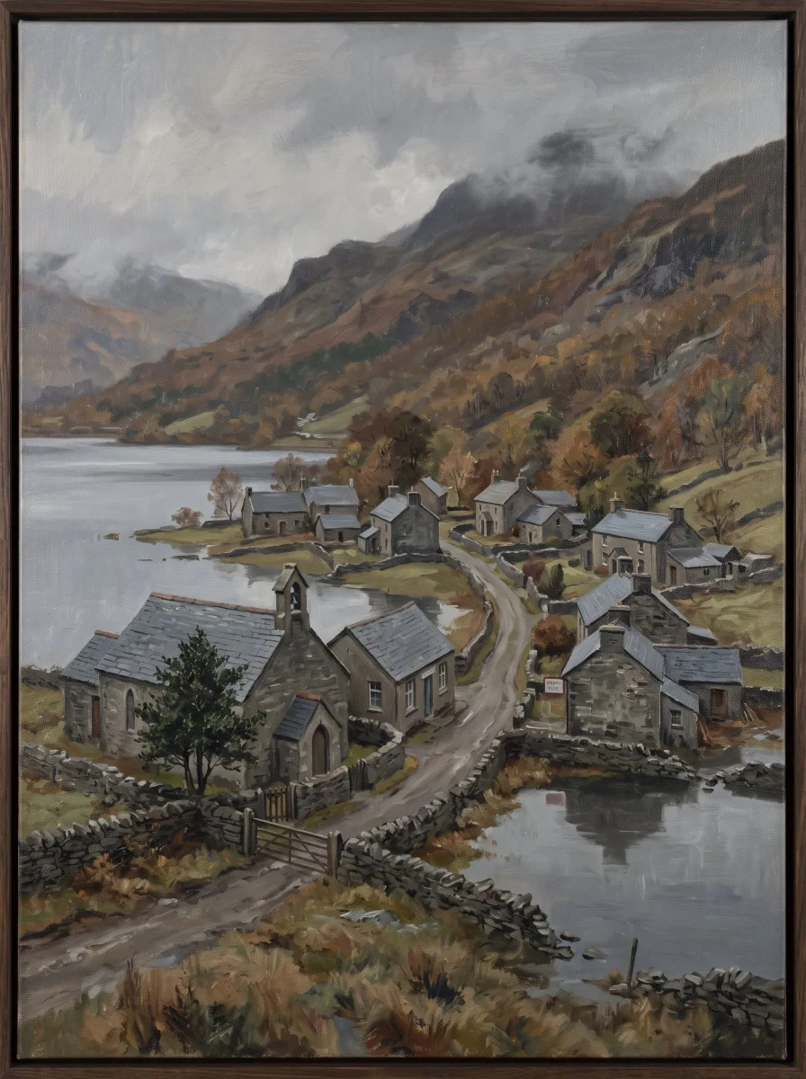 A painting of the place you miss, from the ground up