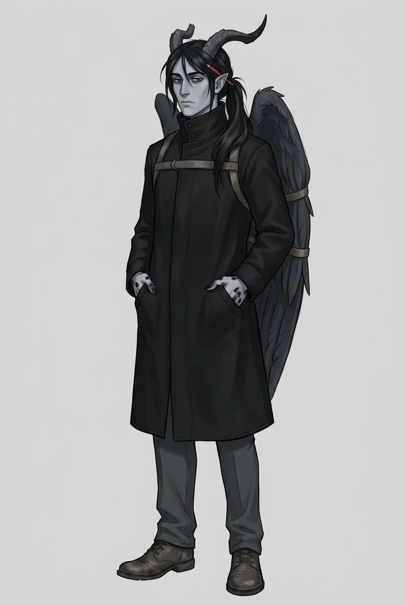 A character, designed and written