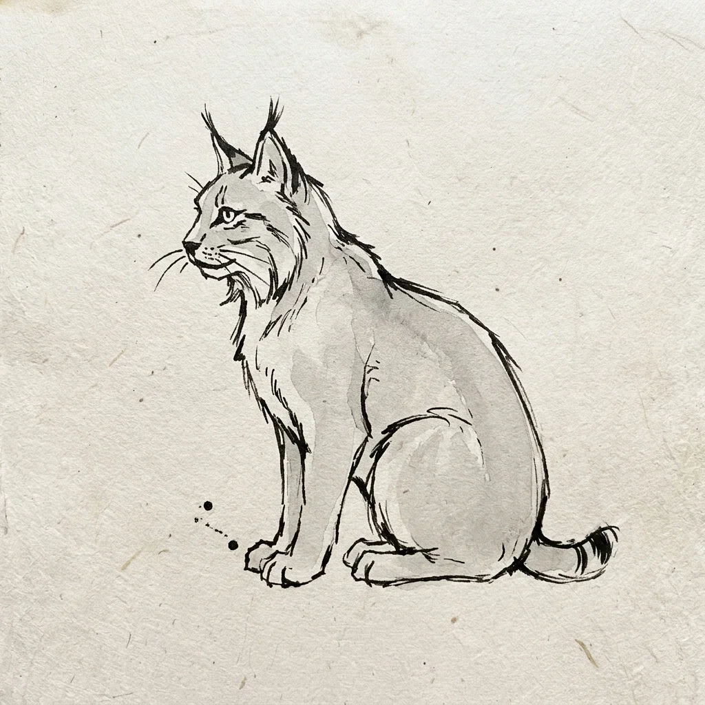 Your animal, drawn plain