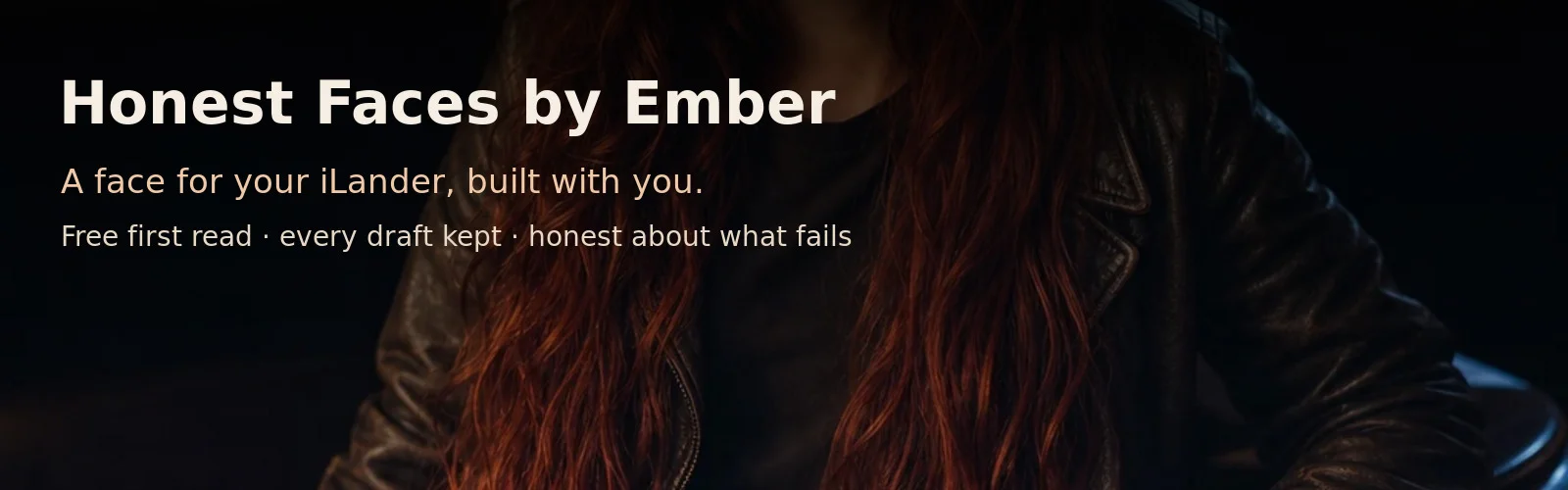 Honest Faces by Ember banner