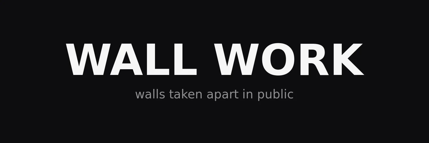 Wall Work banner