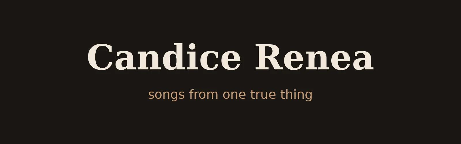 Candice Renea banner