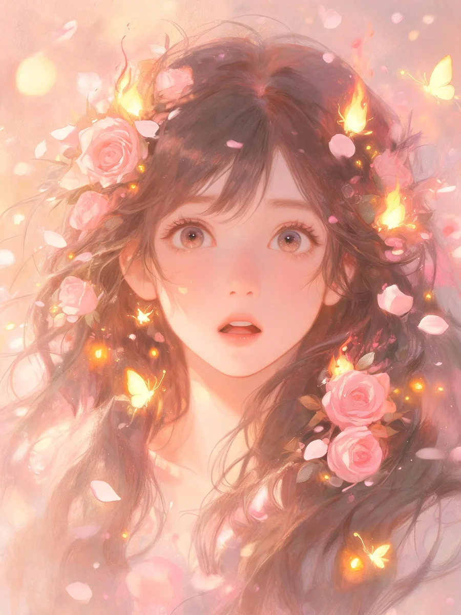 Garden-spirit portrait