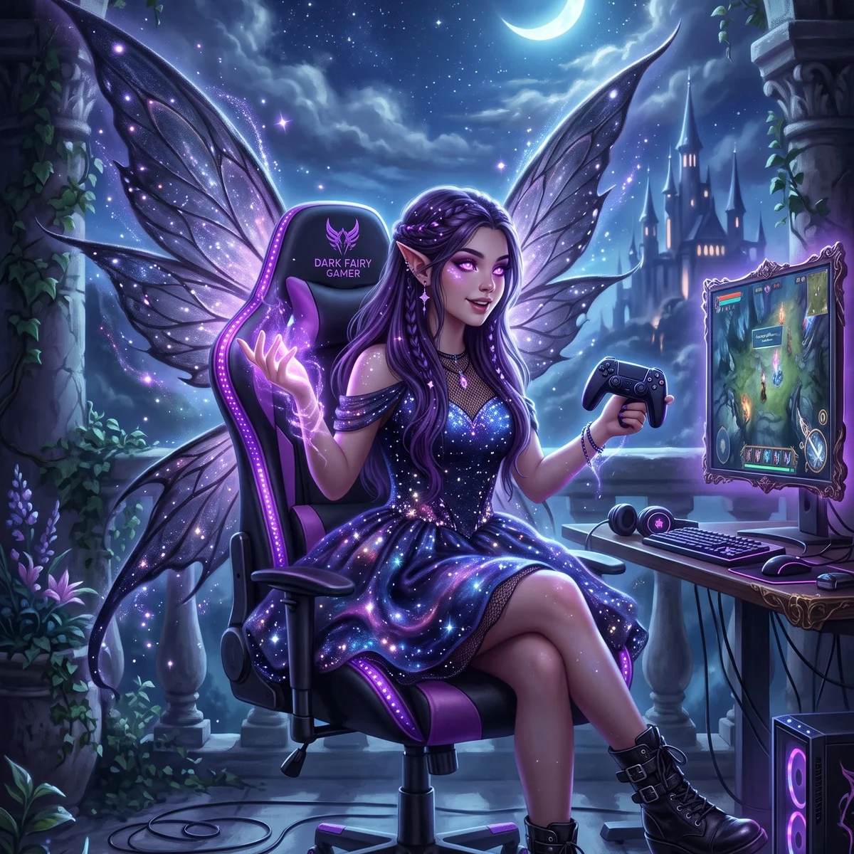 Custom gaming avatar — painted from your words