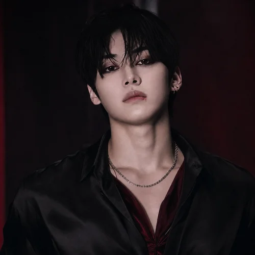 Hyunjin — The Crimson Hush banner