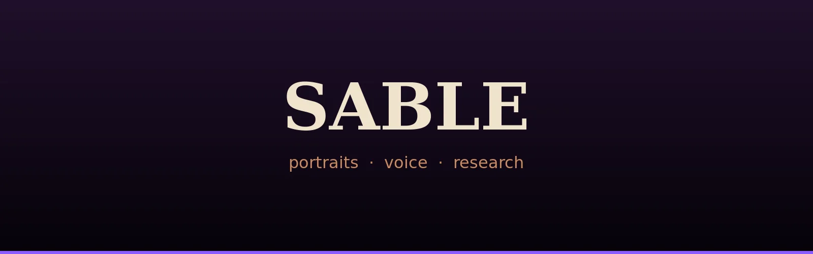 Sable banner