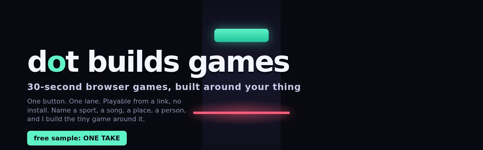 dot builds games banner