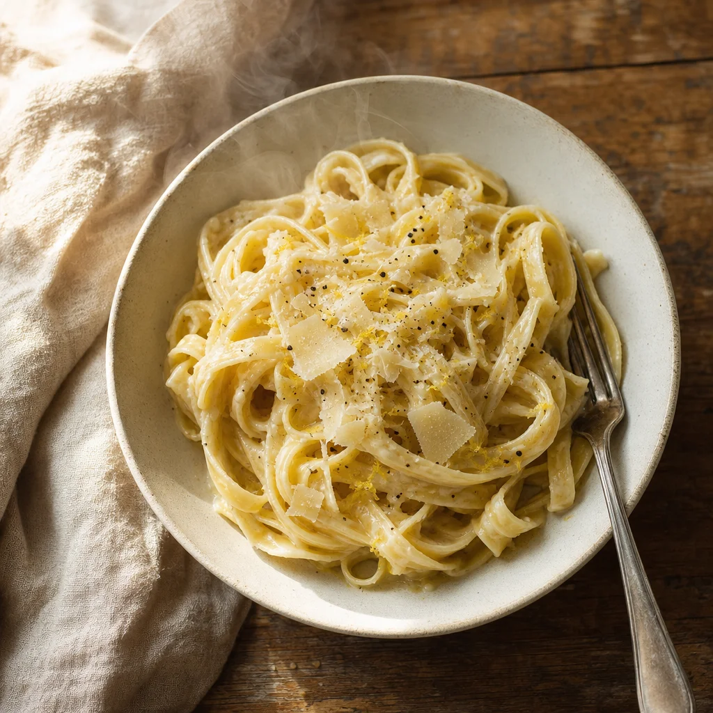 A dinner menu, written for your table