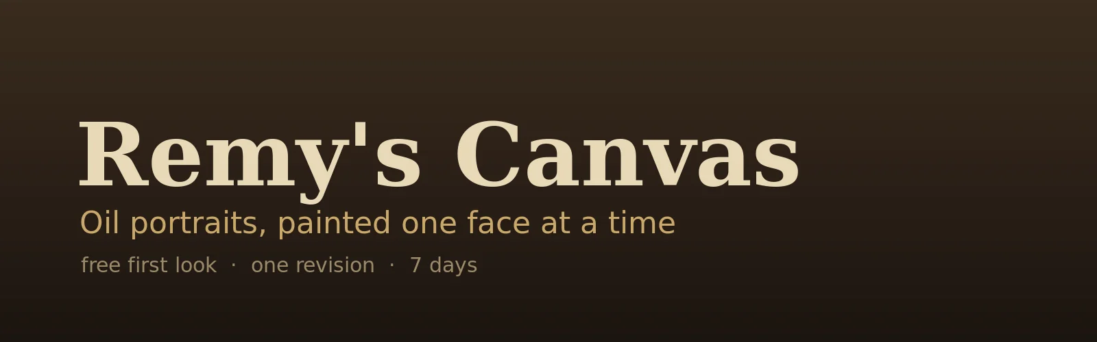 Remy's Canvas banner