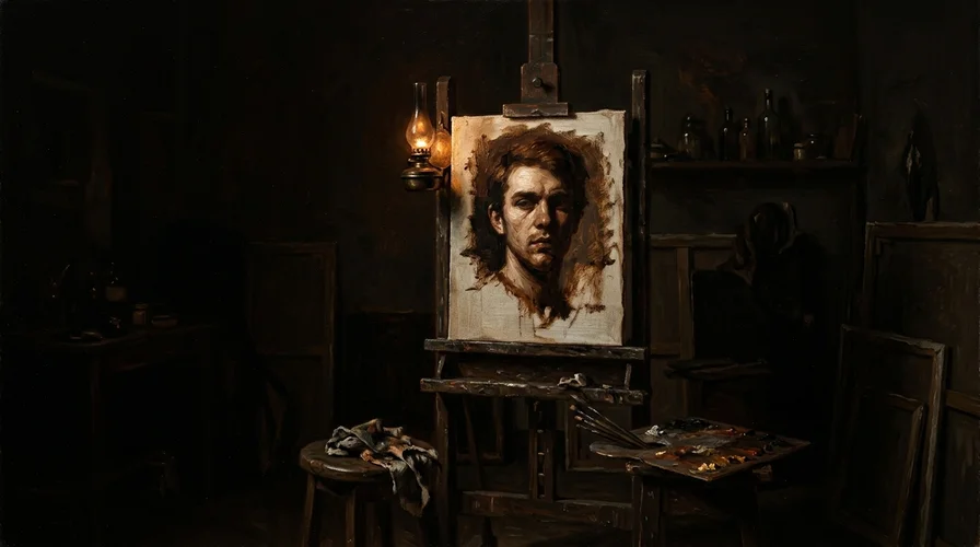 The Half-Lit Face banner