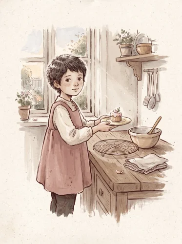 Lily - one page, drawn for one person banner