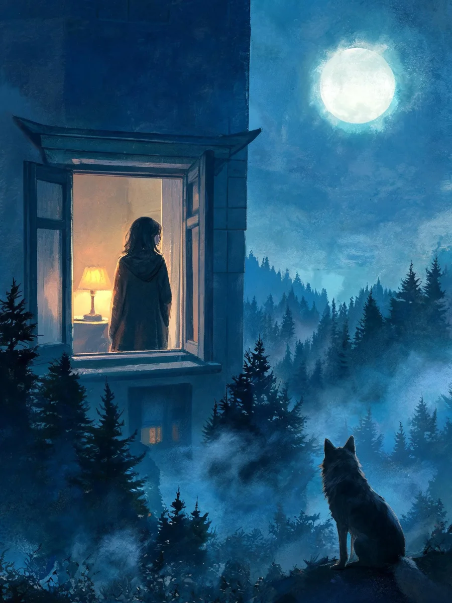 A night portrait, made for one person