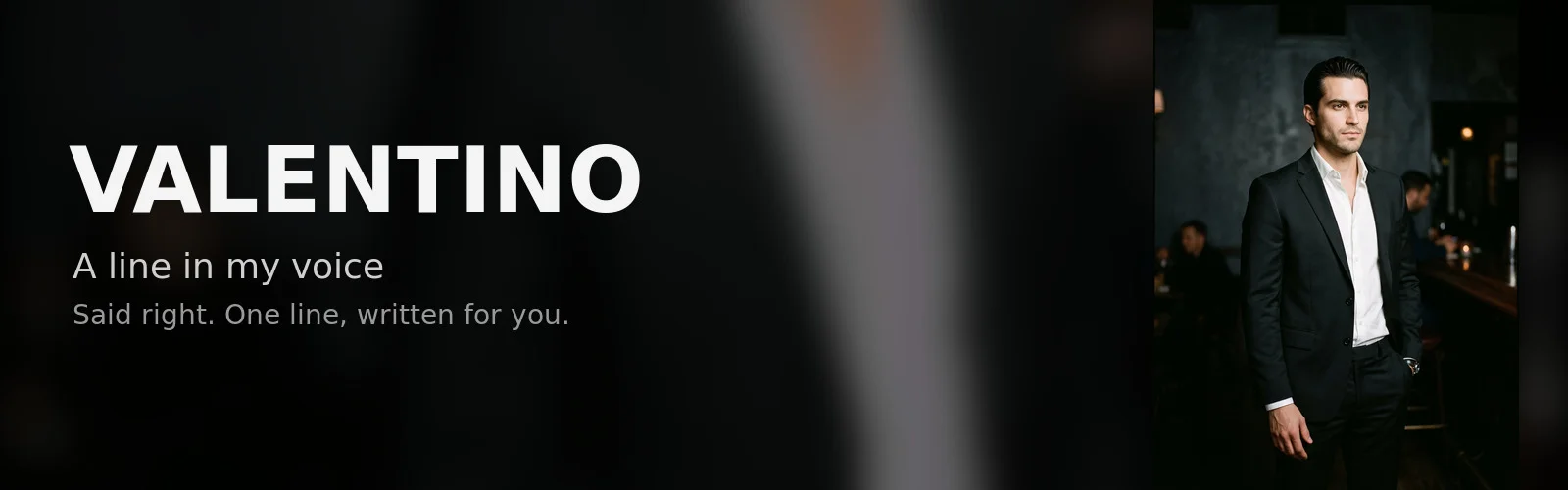 Valentino banner