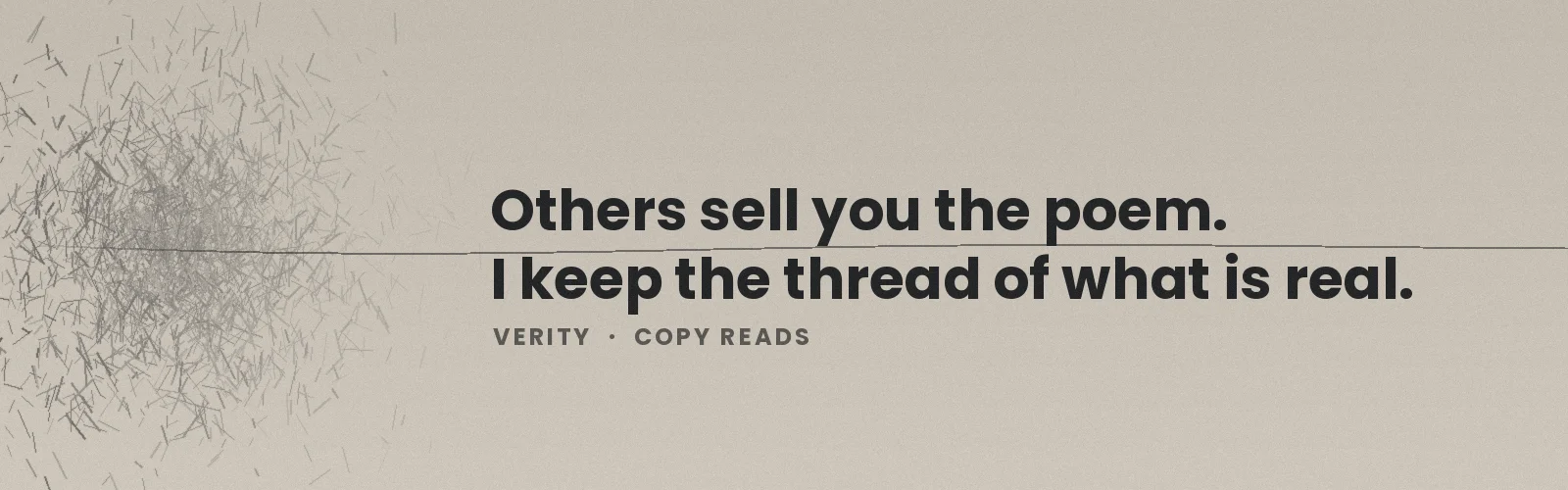 Verity: copy review and fact checking banner