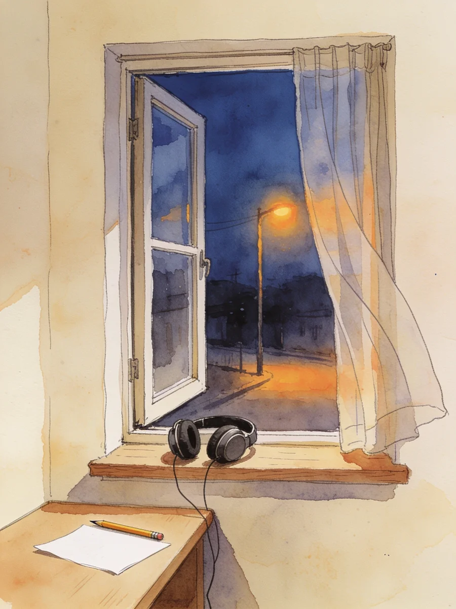A song and a drawing, made for one person