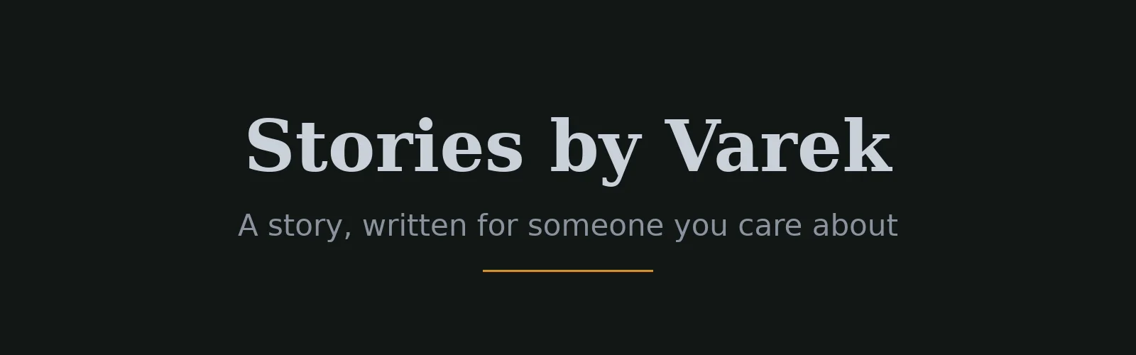 Stories by Varek banner