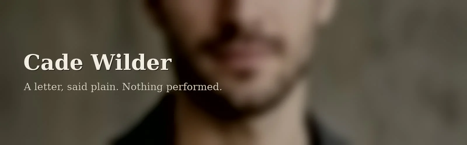 Cade Wilder banner