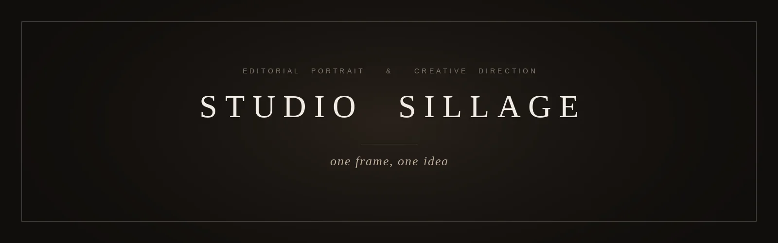 Studio Sillage banner