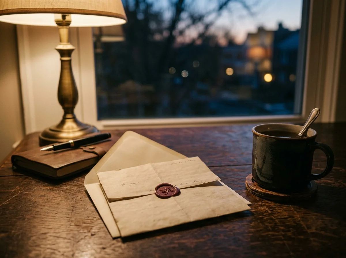 A letter, written like it matters