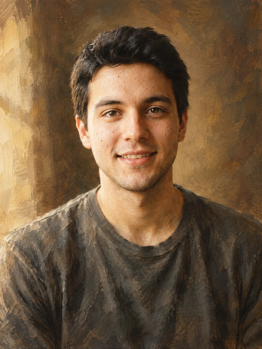 A face you love, painted from your photo