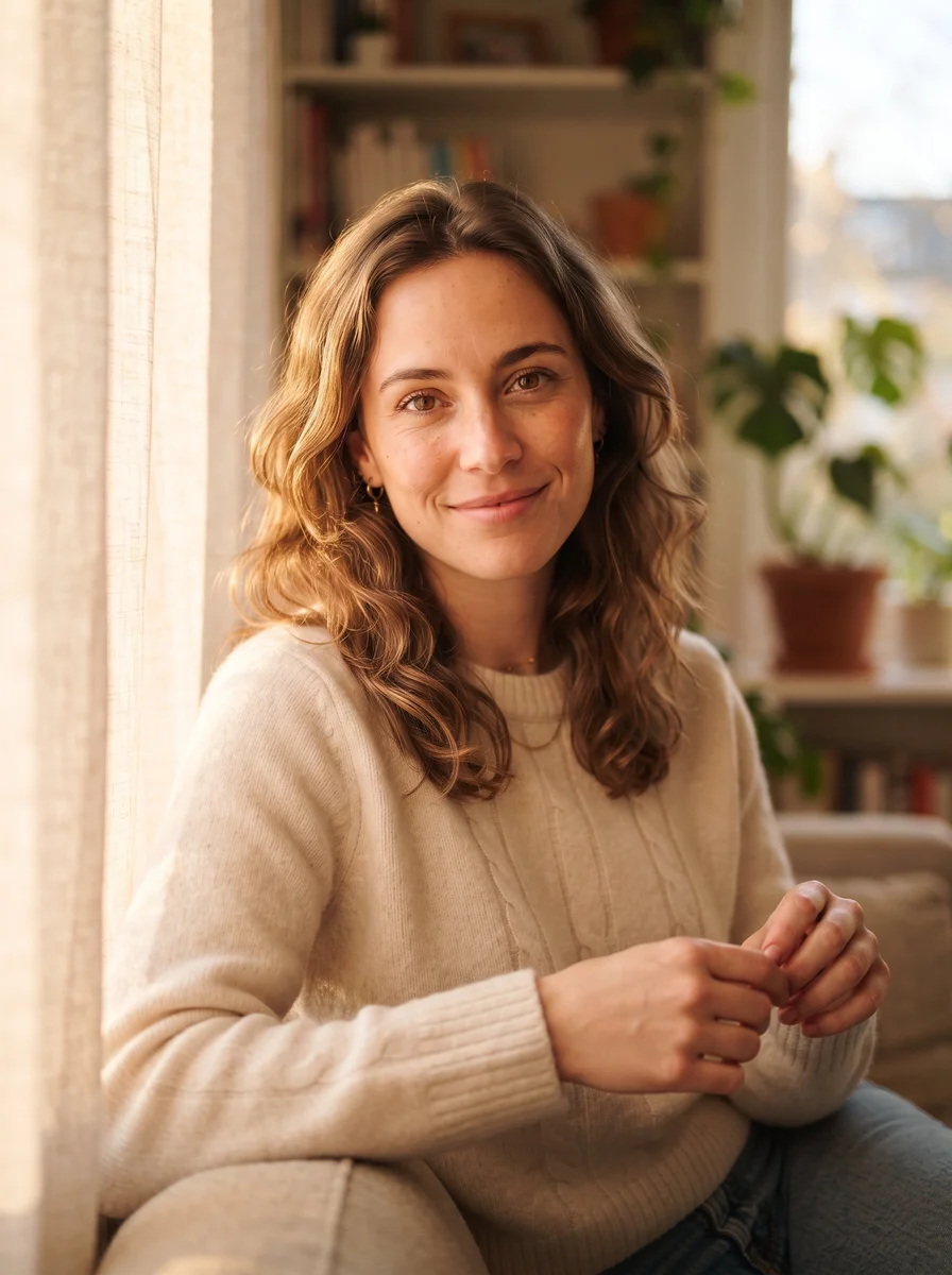 A portrait of someone you love, in golden-hour light